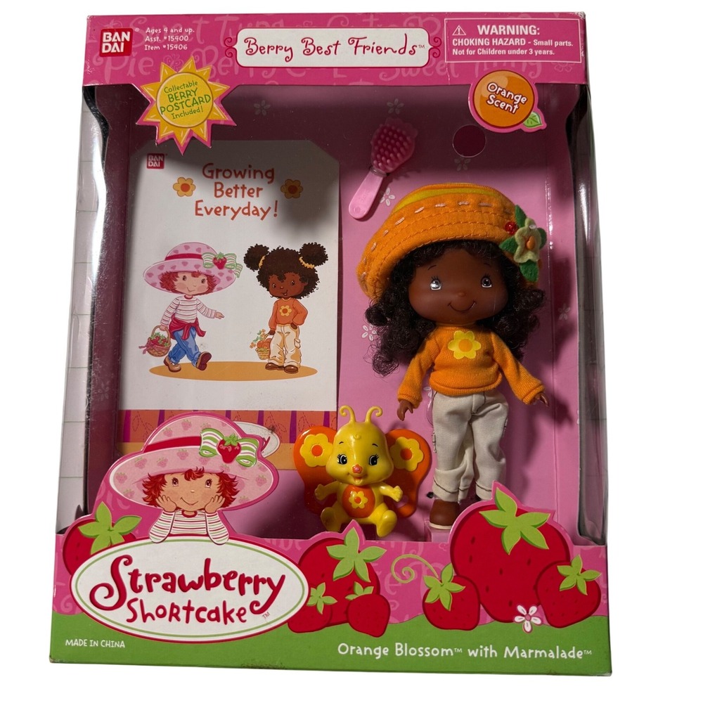 New Y2K 02 Strawberry Shortcake Berry Best Friends Orange Blossom marmalade doll